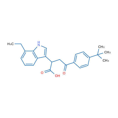 4-(4-tert-Butylphenyl)-2-(7-ethyl-1H-indol-3-yl)-4-oxobutanoic acid 1g
