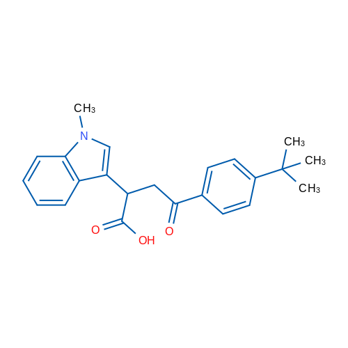 4-(4-tert-Butylphenyl)-2-(1-methyl-1H-indol-3-yl)-4-oxobutanoic acid 1g
