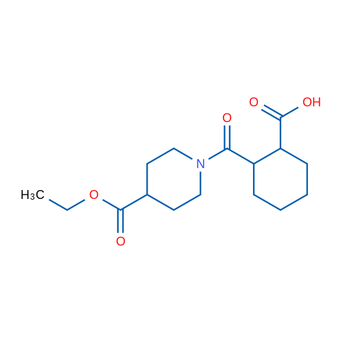 2-(4-(Ethoxycarbonyl)piperidine-1-carbonyl)cyclohexanecarboxylic acid 5g
