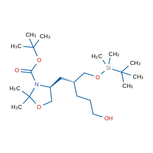 (S)-tert-Butyl 4-((R)-2-(((tert-butyldimethylsilyl)oxy)methyl)-5-hydroxypentyl)-2,2-dimethyloxazolidine-3-carboxylate 1g
