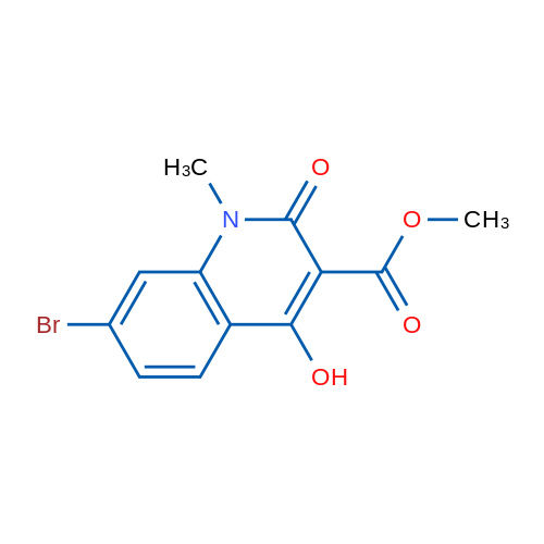 Methyl 7-bromo-4-hydroxy-1-methyl-2-oxo-1,2-dihydroquinoline-3-carboxylate 1g