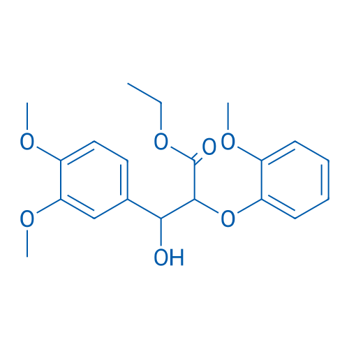 Ethyl 3-(3,4-dimethoxyphenyl)-3-hydroxy-2-(2-methoxyphenoxy)propanoate 100mg