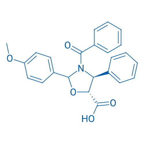 (4S,5R)-3-Benzoyl-2-(4-methoxyphenyl)-4-phenyloxazolidine-5-carboxylic acid 1g
