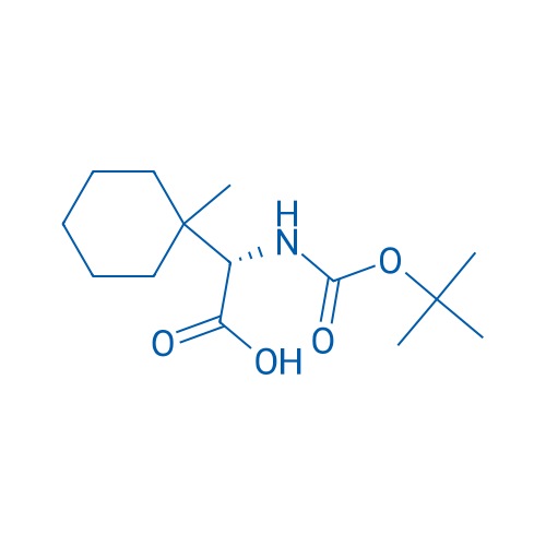 (S)-2-((tert-butoxycarbonyl)amino)-2-(1-methylcyclohexyl)acetic acid 250mg