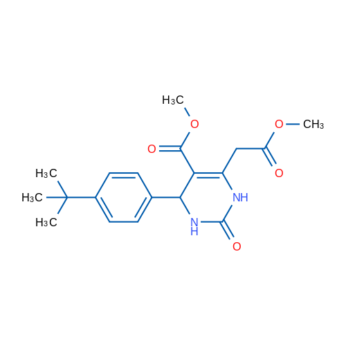 Methyl 4-(4-(tert-butyl)phenyl)-6-(2-methoxy-2-oxoethyl)-2-oxo-1,2,3,4-tetrahydropyrimidine-5-carboxylate 5g