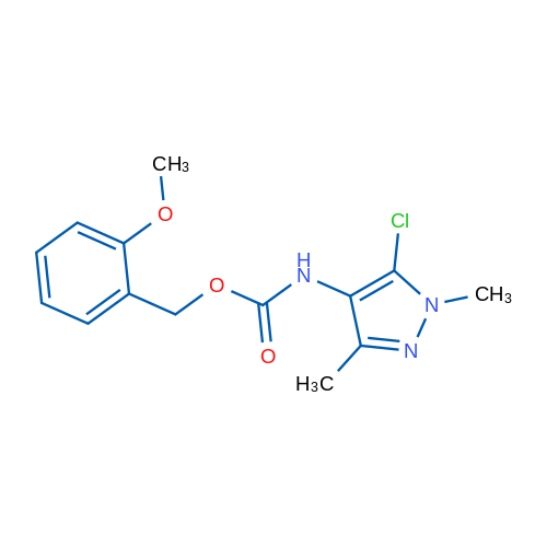 (2-Methoxyphenyl)methyl N-(5-chloro-1,3-dimethyl-1H-pyrazol-4-yl)carbamate 1g