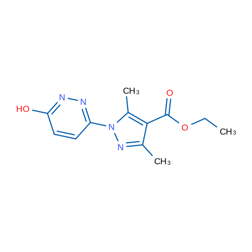 Ethyl 1-(6-hydroxypyridazin-3-yl)-3,5-dimethyl-1H-pyrazole-4-carboxylate 1g