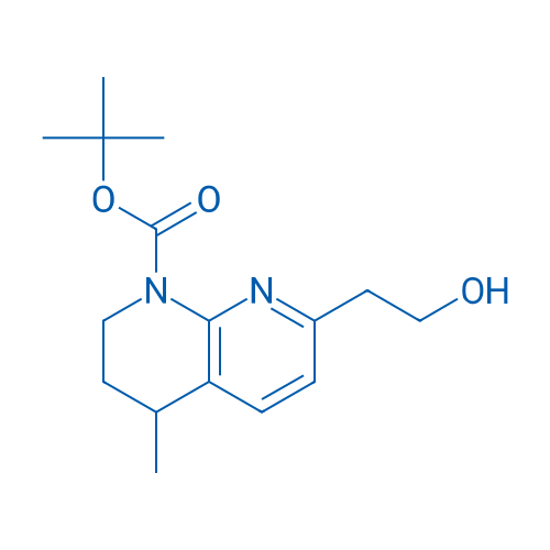 tert-Butyl 7-(2-hydroxyethyl)-4-methyl-3,4-dihydro-1,8-naphthyridine-1(2H)-carboxylate 1g