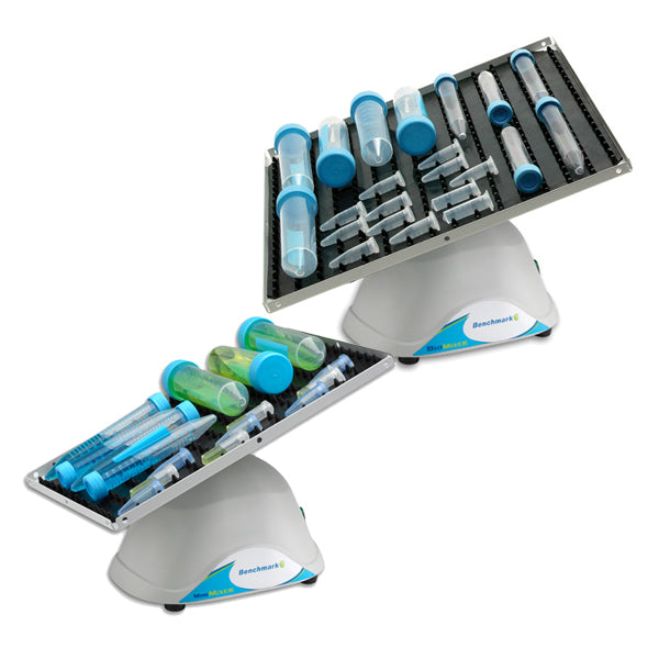 MiniMixer™ 3D Nutating Shaker, fixed speed 10"x7.5" platform, dimpled mat, 230V