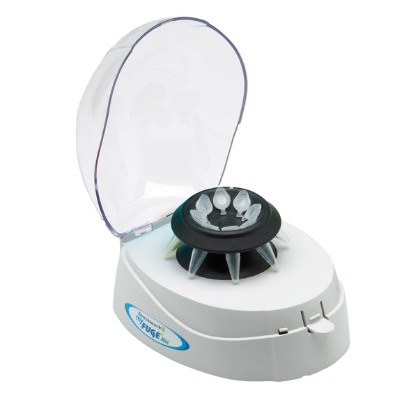 MyFuge™ Mini Centrifuge, clear lid, with 2 rotors, 100-240V (European 2 prong plug)