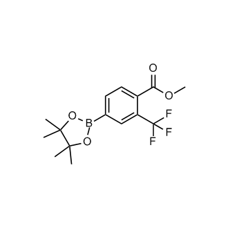 Methyl 4-(4,4,5,5-tetramethyl-1,3,2-dioxaborolan-2-yl)-2-(trifluoromethyl)benzoate