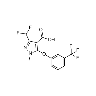 3-(Difluoromethyl)-1-methyl-5-(3-(trifluoromethyl)phenoxy)-1H-pyrazole-4-carboxylic acid