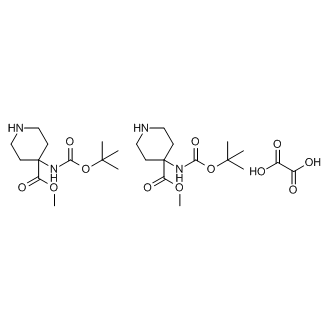Methyl 4-((tert-butoxycarbonyl)amino)piperidine-4-carboxylate oxalate(2:1)