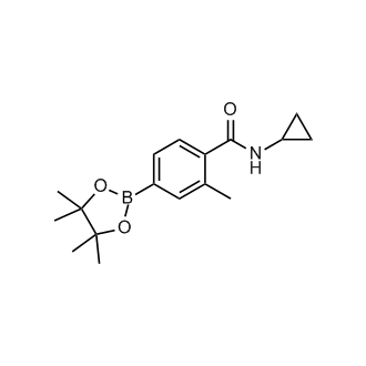 N-Cyclopropyl-2-methyl-4-(tetramethyl-1,3,2-dioxaborolan-2-yl)benzamide