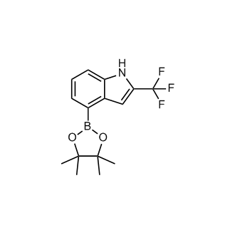 4-(4,4,5,5-Tetramethyl-1,3,2-dioxaborolan-2-yl)-2-(trifluoromethyl)-1h-indole
