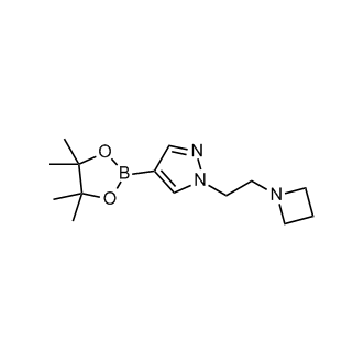 1-(2-(Azetidin-1-yl)ethyl)-4-(4,4,5,5-tetramethyl-1,3,2-dioxaborolan-2-yl)-1H-pyrazole