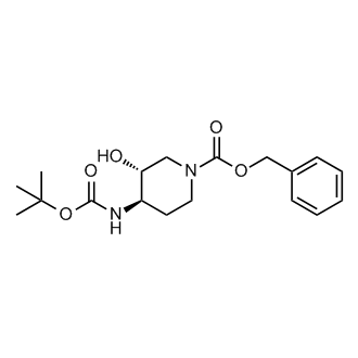 Benzyl trans-4-((tert-butoxycarbonyl)amino)-3-hydroxypiperidine-1-carboxylate