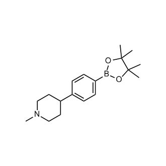 1-Methyl-4-(4-(4,4,5,5-tetramethyl-1,3,2-dioxaborolan-2-yl)phenyl)piperidine
