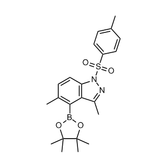 3,5-Dimethyl-1-(4-methylbenzenesulfonyl)-4-(4,4,5,5-tetramethyl-1,3,2-Dioxaborolan-2-yl)-1H-indazole