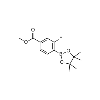 Methyl 3-fluoro-4-(4,4,5,5-tetramethyl-1,3,2-dioxaborolan-2-yl)benzoate