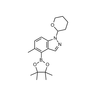 5-Methyl-1-(oxan-2-yl)-4-(4,4,5,5-tetramethyl-1,3,2-dioxaborolan-2-yl)-1H-indazole
