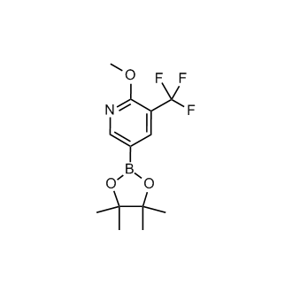 2-Methoxy-5-(4,4,5,5-tetramethyl-1,3,2-dioxaborolan-2-yl)-3-(trifluoromethyl)pyridine