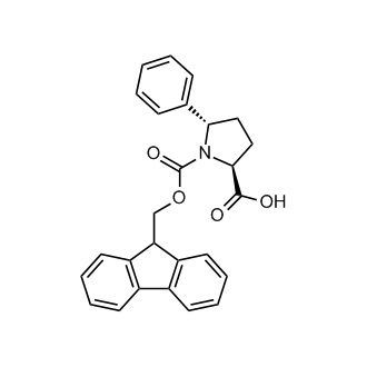 (2S,5S)-1-(((9H-Fluoren-9-yl)methoxy)carbonyl)-5-phenylpyrrolidine-2-carboxylic acid