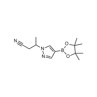 3-(4-(4,4,5,5-Tetramethyl-1,3,2-dioxaborolan-2-yl)-1H-pyrazol-1-yl)butanenitrile