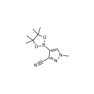 1-Methyl-4-(4,4,5,5-tetramethyl-1,3,2-dioxaborolan-2-yl)-1H-pyrazole-3-carbonitrile