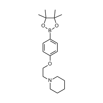 1-(2-(4-(4,4,5,5-Tetramethyl-1,3,2-dioxaborolan-2-yl)phenoxy)ethyl)piperidine