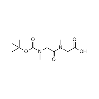 2-(2-((tert-Butoxycarbonyl)(methyl)amino)-N-methylacetamido)acetic acid