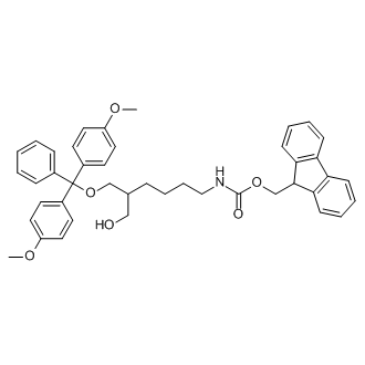(9H-Fluoren-9-yl)methyl (6-(bis(4-methoxyphenyl)(phenyl)methoxy)-5-(hydroxymethyl)hexyl)carbamate