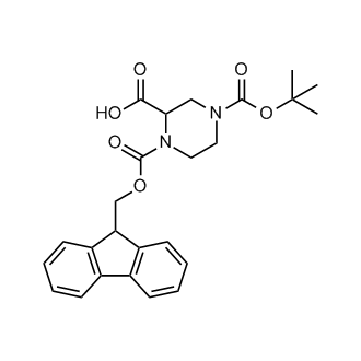 1-(((9H-Fluoren-9-yl)methoxy)carbonyl)-4-(tert-butoxycarbonyl)piperazine-2-carboxylic acid