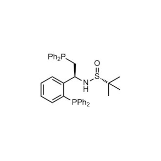 (R)-N-((S)-2-(diphenylphosphanyl)-1-(2-(diphenylphosphanyl)phenyl)ethyl)-2-methylpropane-2-sulfinamide