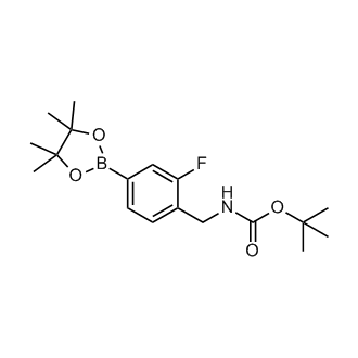tert-Butyl (2-fluoro-4-(4,4,5,5-tetramethyl-1,3,2-dioxaborolan-2-yl)benzyl)carbamate