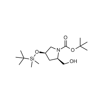 (2R,4R)-tert-Butyl 4-((tert-butyldimethylsilyl)oxy)-2-(hydroxymethyl)pyrrolidine-1-carboxylate
