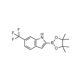 2-(4,4,5,5-Tetramethyl-1,3,2-dioxaborolan-2-yl)-6-(trifluoromethyl)-1H-indole