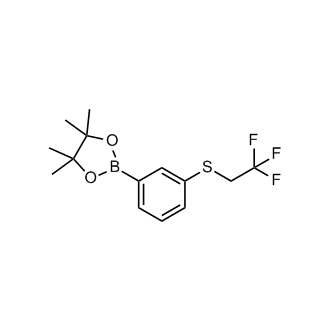 4,4,5,5-Tetramethyl-2-(3-((2,2,2-trifluoroethyl)thio)phenyl)-1,3,2-dioxaborolane
