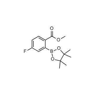 Methyl 4-fluoro-2-(4,4,5,5-tetramethyl-1,3,2-dioxaborolan-2-yl)benzoate