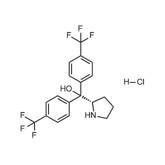 (S)-Pyrrolidin-2-ylbis(4-(trifluoromethyl)phenyl)methanol hydrochloride
