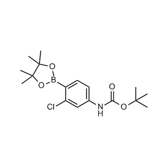 tert-Butyl (3-chloro-4-(4,4,5,5-tetramethyl-1,3,2-dioxaborolan-2-yl)phenyl)carbamate