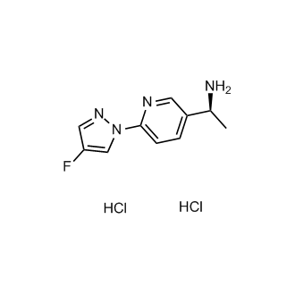 (S)-1-(6-(4-Fluoro-1H-pyrazol-1-yl)pyridin-3-yl)ethanamine dihydrochloride