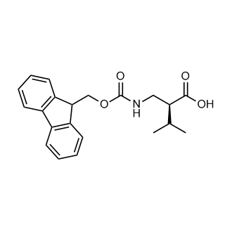 (S)-2-(((((9H-Fluoren-9-yl)methoxy)carbonyl)amino)methyl)-3-methylbutanoic acid