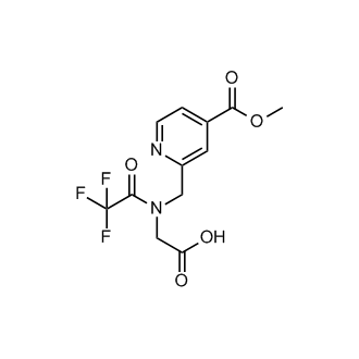 N-((4-(Methoxycarbonyl)pyridin-2-yl)methyl)-N-(2,2,2-trifluoroacetyl)glycine