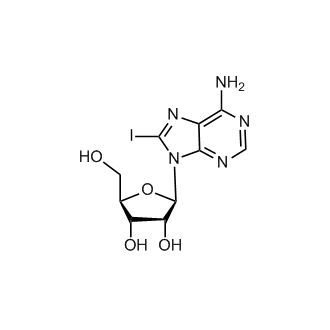 (2R,3R,4S,5R)-2-(6-Amino-8-iodo-9H-purin-9-yl)-5-(hydroxymethyl)tetrahydrofuran-3,4-diol