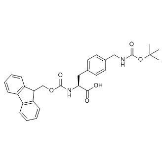 (S)-2-((((9H-Fluoren-9-yl)methoxy)carbonyl)amino)-3-(4-(((tert-butoxycarbonyl)amino)methyl)phenyl)propanoic acid