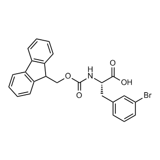 (S)-2-((((9H-Fluoren-9-yl)methoxy)carbonyl)amino)-3-(3-bromophenyl)propanoic acid