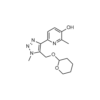 2-Methyl-6-(1-methyl-5-(((tetrahydro-2H-pyran-2-yl)oxy)methyl)-1H-1,2,3-triazol-4-yl)pyridin-3-ol