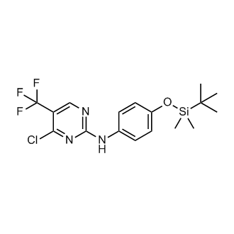 N-(4-((tert-Butyldimethylsilyl)oxy)phenyl)-4-chloro-5-(trifluoromethyl)pyrimidin-2-amine
