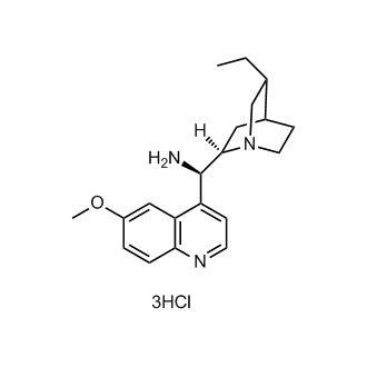 (R)-((1S,2R,4S,5R)-5-ethylquinuclidin-2-yl)(6-methoxyquinolin-4-yl)methanamine trihydrochloride